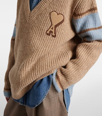 Jersey Ami de Coeur en mezcla de lana y alpaca | Ami Paris