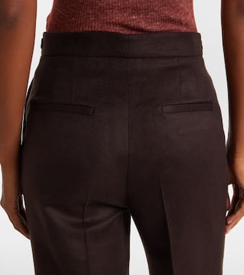 Pantaloni flared Vesta in seta | Gabriela Hearst