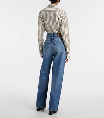 V-Waist wide-leg jeans | Saint Laurent