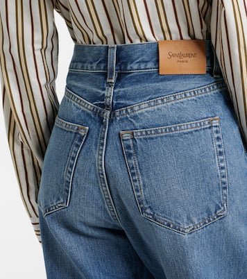 V-Waist wide-leg jeans | Saint Laurent