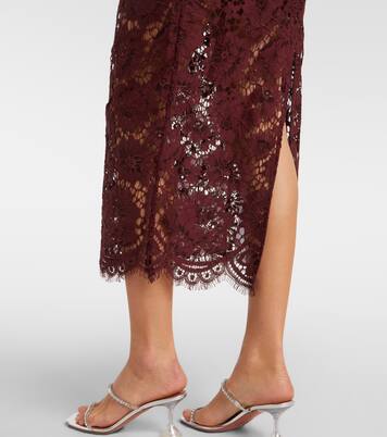 Midikleid aus Spitze | Self-Portrait