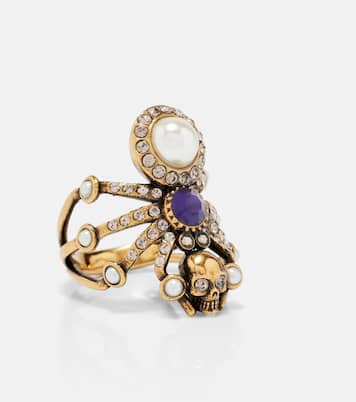 蜘蛛缀饰戒指 | McQueen