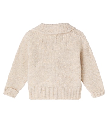 Baby Laos wool-blend cardigan | Cozmo