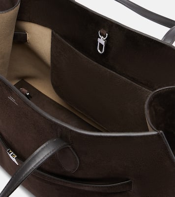 Tote Bag Lounge aus Veloursleder | Toteme