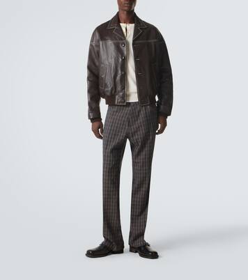 Chaqueta Time de piel | Wales Bonner