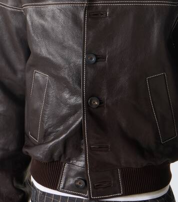 Chaqueta Time de piel | Wales Bonner