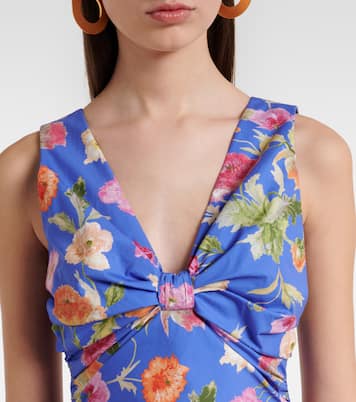 Midikleid aus einem Baumwollgemisch | Carolina Herrera