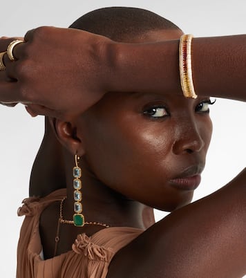 Bracciale Stretch in oro rosa 18kt con pietre preziose | Shay Jewelry