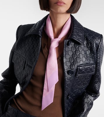 GG silk twill scarf | Gucci