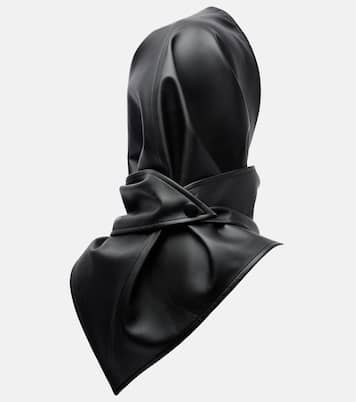 Leather hood | Nour Hammour