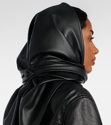 Leather hood | Nour Hammour