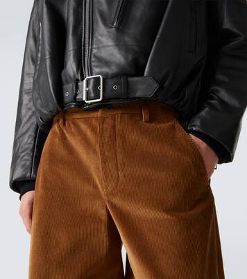 Balloon leather biker jacket | Loewe