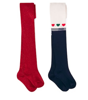 Set of cotton-blend tights | Konges Sløjd