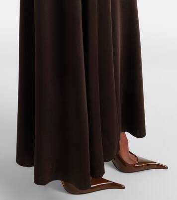 تنورة طويلة من الجيرسيه | Saint Laurent