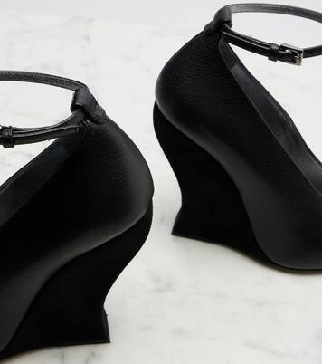 110 leather wedges | Alaïa