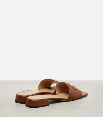 Pantoletten VLogo aus Leder | Valentino Garavani