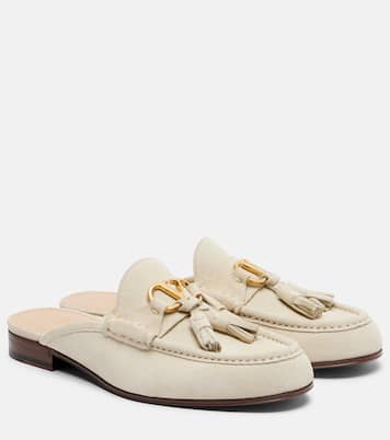 VLogo suede mules | Valentino Garavani