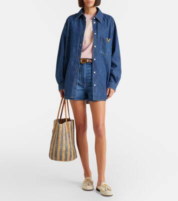 VLogo suede mules | Valentino Garavani