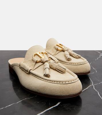VLogo suede mules | Valentino Garavani