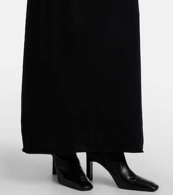 Maxirock Charlotta aus Baumwolle und Kaschmir | Lisa Yang