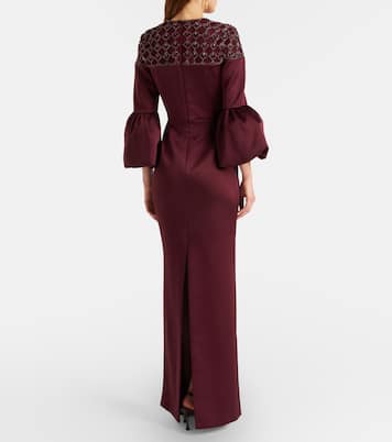 Alora embellished satin gown | Rebecca Vallance