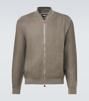Bomberjacke aus Leinen | Kiton