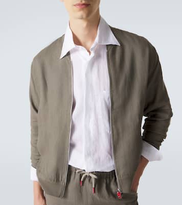 Bomberjacke aus Leinen | Kiton