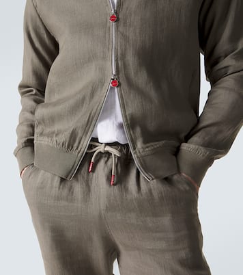 Bomberjacke aus Leinen | Kiton