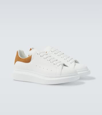 Oversized leather sneakers | McQueen