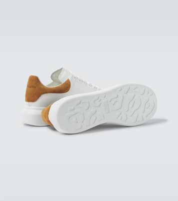 Oversized leather sneakers | McQueen