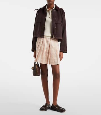 Pointelle cotton polo shirt | Moncler