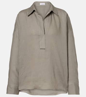 Hemd aus Leinen | Brunello Cucinelli