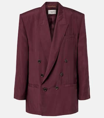 Double-breasted silk blazer | Saint Laurent