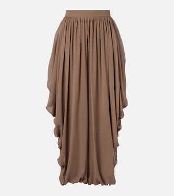 Pantalon en soie drapé | Elie Saab