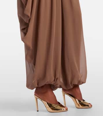 Pantalon en soie drapé | Elie Saab