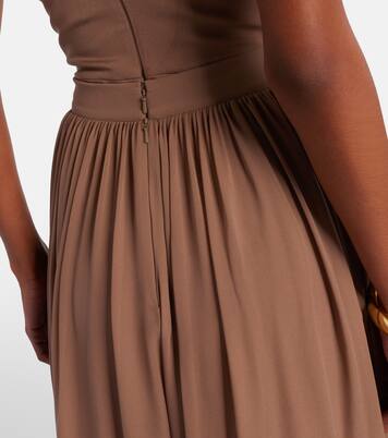 Pantalon en soie drapé | Elie Saab