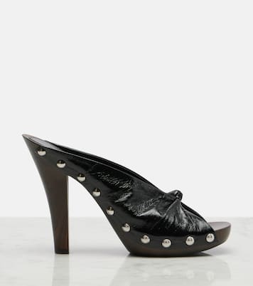 Verzierte Pantoletten aus Leder | Phoebe Philo