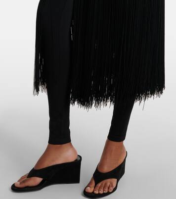 Fringed leggings | Alaïa