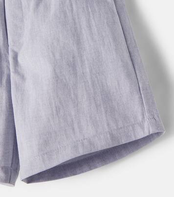 Shorts Plom en mezcla de algodón | Donsje