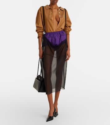 Cotton poplin shorts | Prada