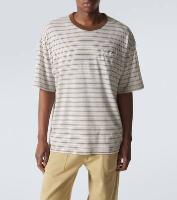 Mondo Border wool and cotton T-shirt | Visvim