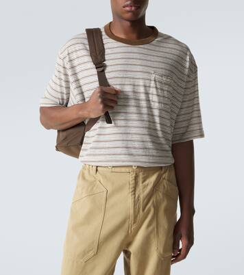 Mondo Border wool and cotton T-shirt | Visvim