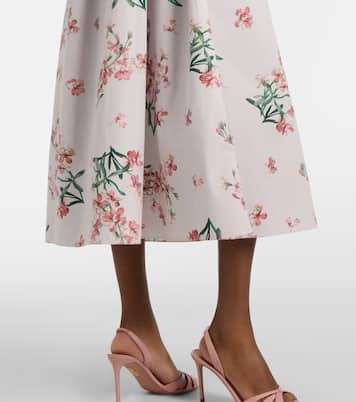 Vestido camisero de algodón floral | Erdem