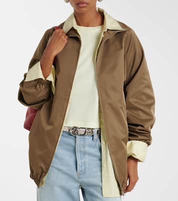 Adine cropped cotton jersey T-shirt | Agolde