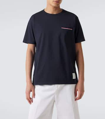 Short-sleeved cotton T-shirt | Thom Browne