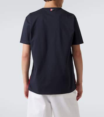 Short-sleeved cotton T-shirt | Thom Browne