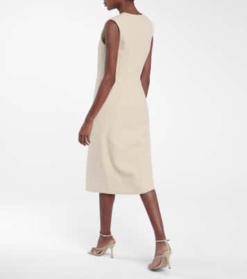 Alicia sleeveless midi dress | Deveaux New York