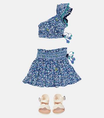 Kaia floral blouse | Poupette St Barth Kids