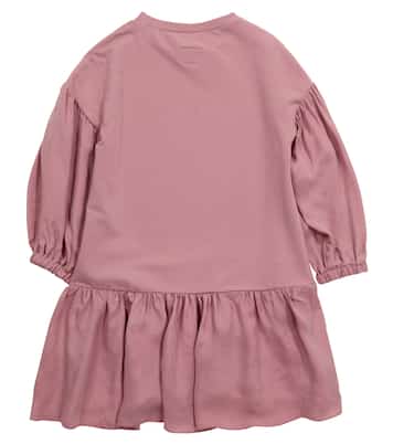Robe sweat-shirt en jersey de coton stretch | Il Gufo