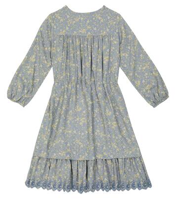 Floral printed long-sleeved dress | Chloé Kids